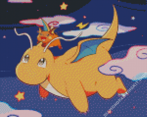 Dragonite Diamond Painting