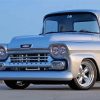 Grey Chevy Apache Diamond Painting