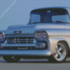 Grey Chevy Apache Diamond Painting