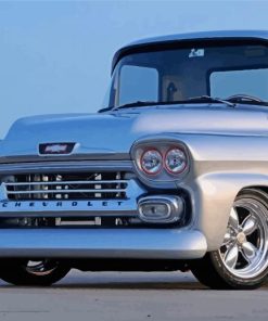 Grey Chevy Apache Diamond Painting