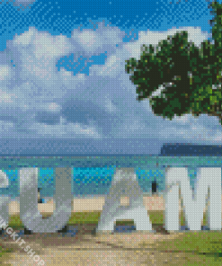 Guam Beach Diamond Painting