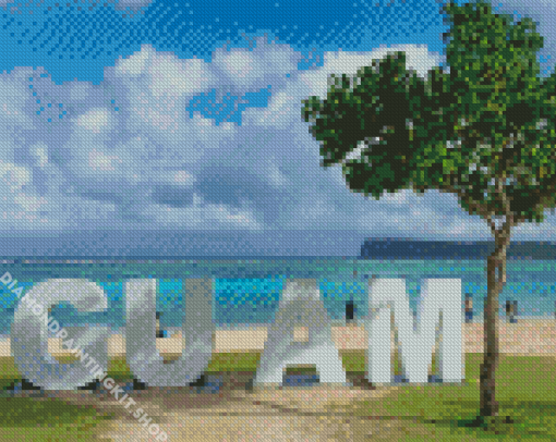 Guam Beach Diamond Painting