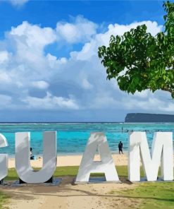 Guam Beach Diamond Painting