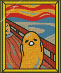 Gudetama Scream Diamond Painting