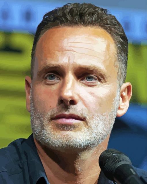 Handsome Andrew Lincoln Diamond Painting