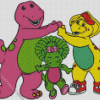 Happy Barney And Friends Diamond Painting