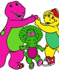 Happy Barney And Friends Diamond Painting