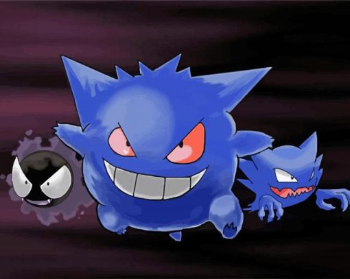 Haunter Pokemon Diamond Painting