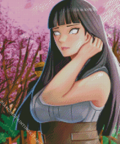 Hinata From Naruto Diamond Painting