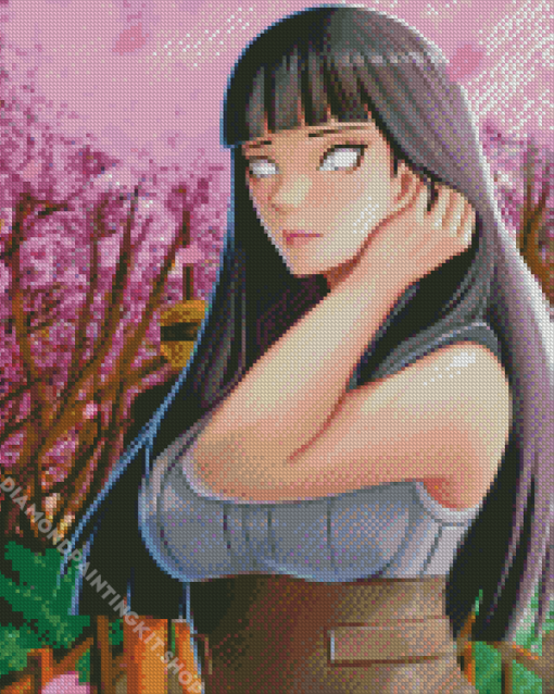 Hinata From Naruto Diamond Painting