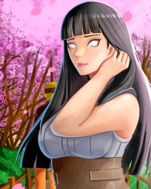 Hinata From Naruto Diamond Painting