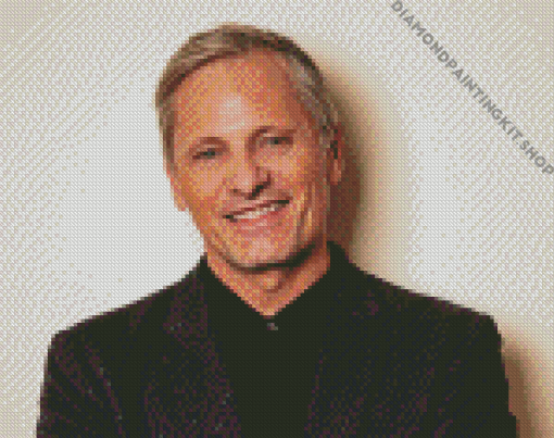 Viggo Mortensen Smiling Diamond Painting