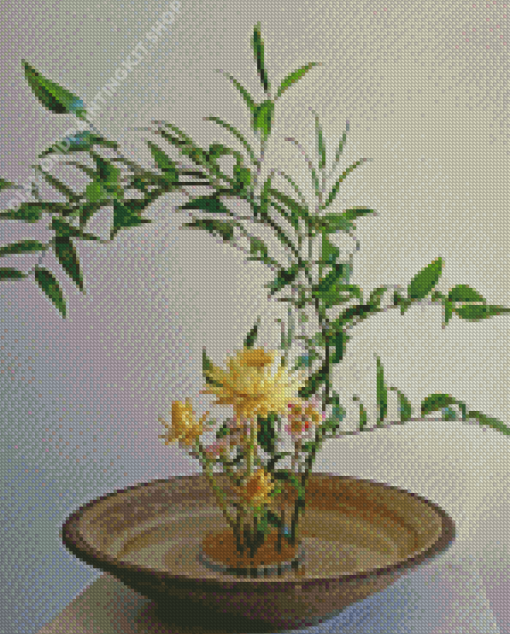 Ikebana Flower Diamond Painting