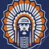 Illiniwek Logo Diamond Painting