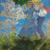 Impressionist Anime Girl With Parasol Diamond Painting