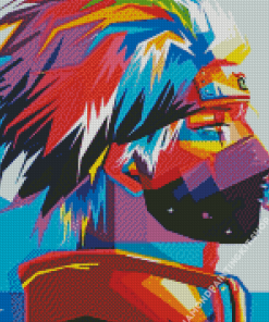 Kakashi Pop Art Diamond Painting