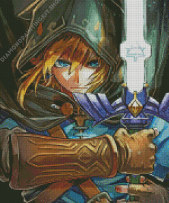 Legend Of Zelda Link Art Diamond Painting