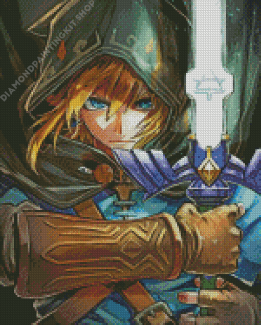 Legend Of Zelda Link Art Diamond Painting