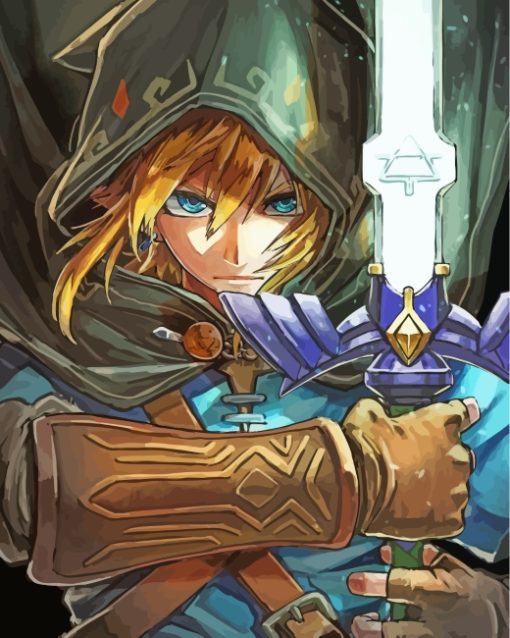 Legend Of Zelda Link Art Diamond Painting