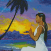 Meditation Beach Diamond Painting