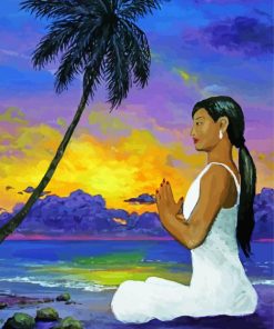 Meditation Beach Diamond Painting