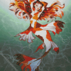 Mermaid Koi Fish Diamond Painting