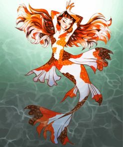 Mermaid Koi Fish Diamond Painting