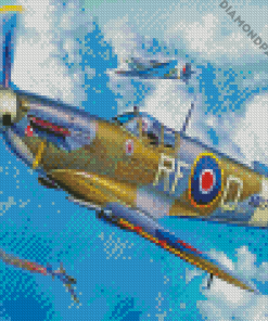 Military De Havilland Mosquito Art Diamond Painting