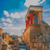 Minoan Palace Of Knossos Greece Diamond Painting