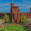 Smithsonian Institution Building Diamond Painting