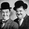 Monochrome Stan And Ollie Diamond Painting