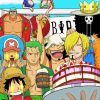 Mugiwara One Piece Anime Diamond Painting