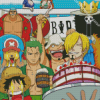 Mugiwara One Piece Anime Diamond Painting