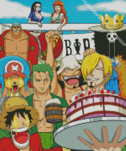 Mugiwara One Piece Anime Diamond Painting