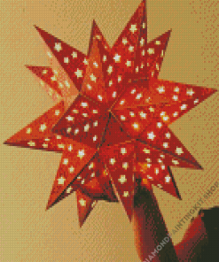 Orange Star Lanterns Diamond Painting