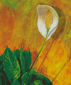 Peace Lily Art Diamond Painting