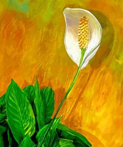 Peace Lily Art Diamond Painting