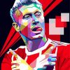 Pop Art Lewandowski Diamond Painting