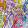 Precure Anime Girls Diamond Painting