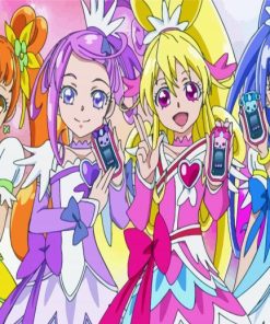 Precure Anime Girls Diamond Painting