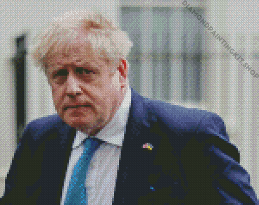 Prime Minister Boris Johnson Diamond Painting