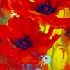 Red Flowers Simon Bull Diamond Painting