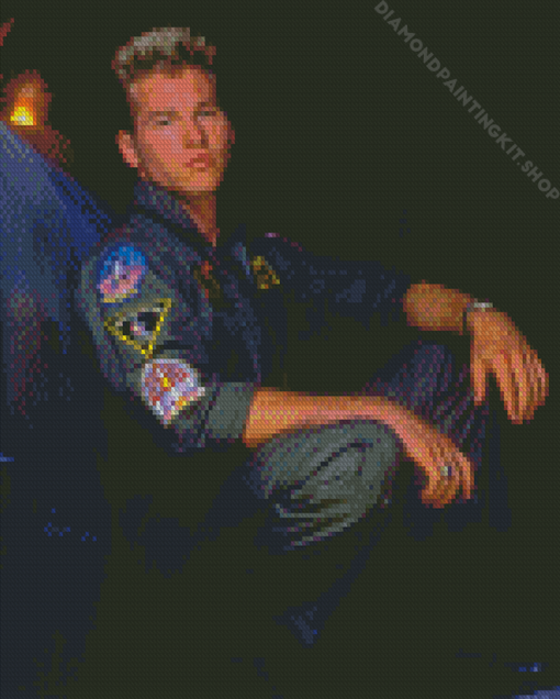 Retro Young Val Kilmer Diamond Painting