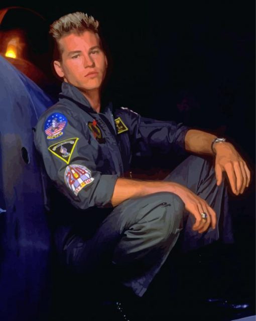 Retro Young Val Kilmer Diamond Painting