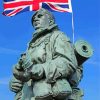 Royal Marine Statue Diamond Painting