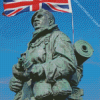 Royal Marine Statue Diamond Painting