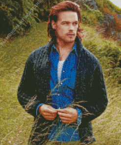 Sam Heughan Jamie Outlander Diamond Painting