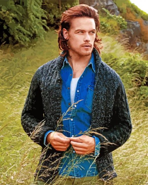 Sam Heughan Jamie Outlander Diamond Painting