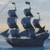 Sea Black Pearl Ship Diamond Painting