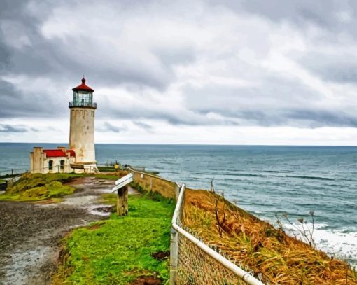 Sea North Head Lighthouse Diamond Painting